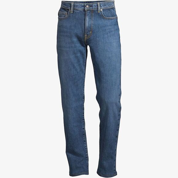 Lands' End Other - Lands’ End Wide Leg Jeans Men’s 34x30 Relaxed Fit Slightly Tapered Classic Jean